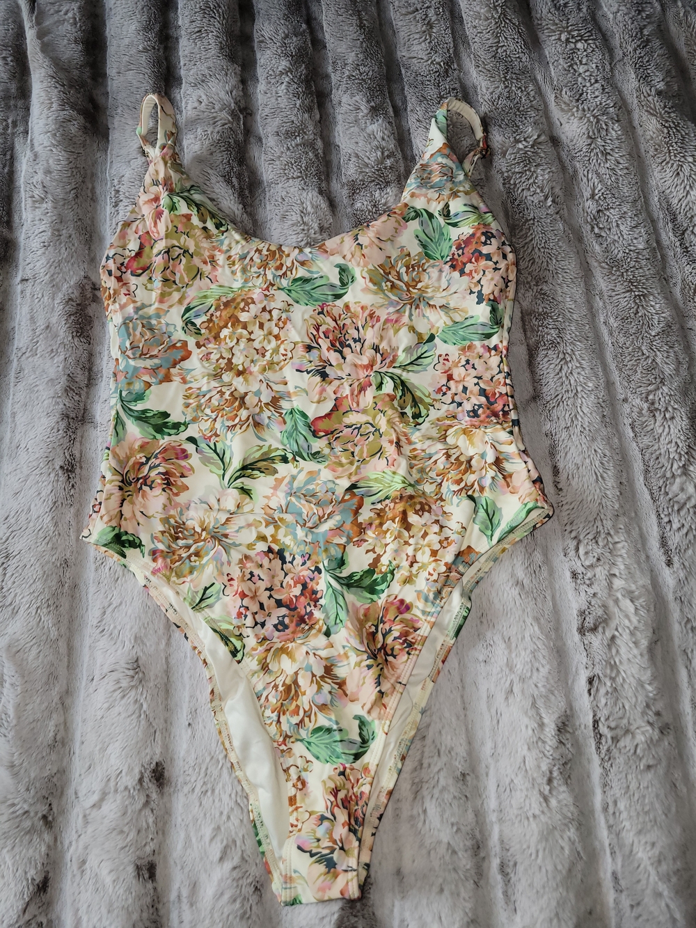 O'Neill Cream Floral NWT One-Piece Swimsuit